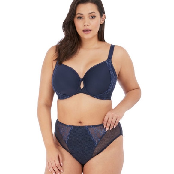 NWOT ELOMI 38K Charley underwire bra navy - Picture 8 of 9